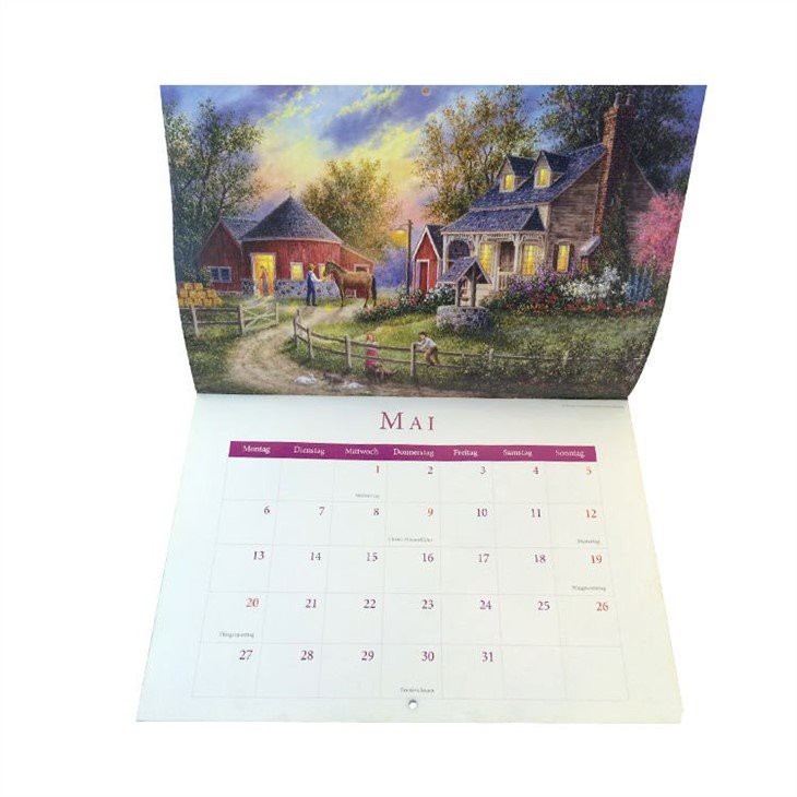 saddle stitch binding calendar